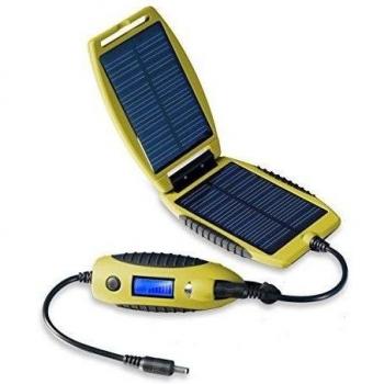 PowerTraveller PowerMonkey Explorer - Cargador solar, capacidad 2200 mAh con minicargador solar, color amarillo