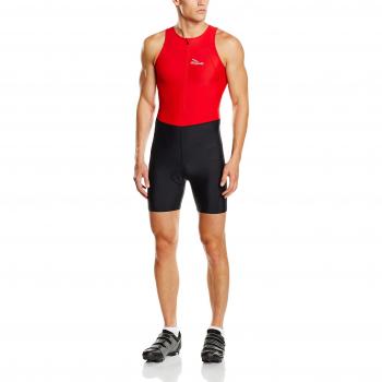 Rogelli Florida Short Sleeve Triathlon Suit Red/Black