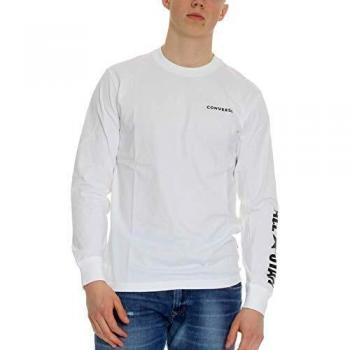 Converse All Star Camiseta de Manga Larga Optical White