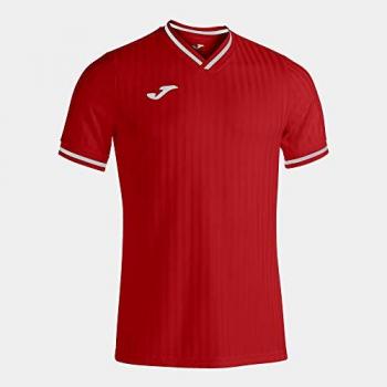 Camiseta de fútbol Joma Toletum III manga corta hombre/niño roja