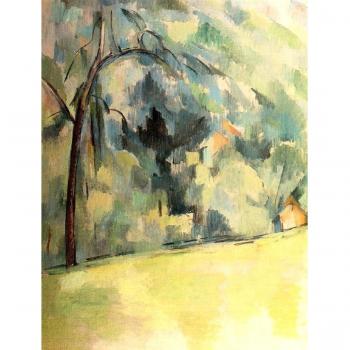 sous-bois-provencal por Paul Cezanne. 100% pintado a mano. Óleo sobre lienzo. Reproducción de alta calidad. Envío gratis