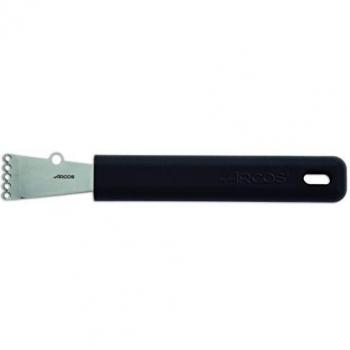 Arcos Gadgets Profesionales, Rallador de Limones, Acero Inoxidable 40 mm, Mango de Polipropileno Color Negro