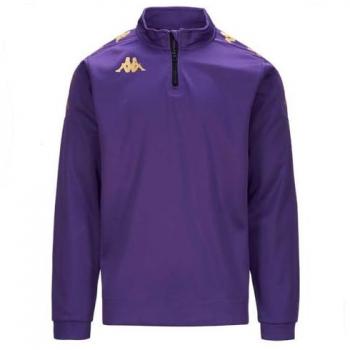 Sudadera Kappa Gassolo Lila 4XL Hombre con Media Cremallera