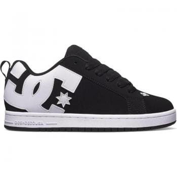 Zapatillas de deporte DC Shoes Court Graffik - Estilo Clásico, color negro, diseño clásico, suela de goma, plantilla acolchada, cierre de cordones