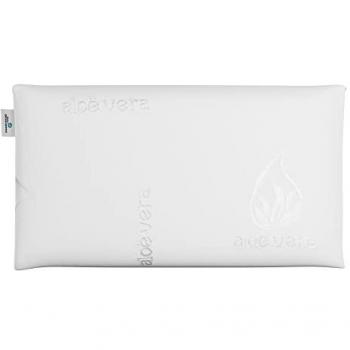 Almohada Viscoelástica Agatha 90 cm con Doble Funda, Transpirable, Antiácaros, Termoregulable y Firmeza Media