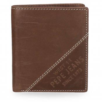 Pepe Jeans 7155162 Heat Monedero, 10 cm, 0.09 Litros, Marrón