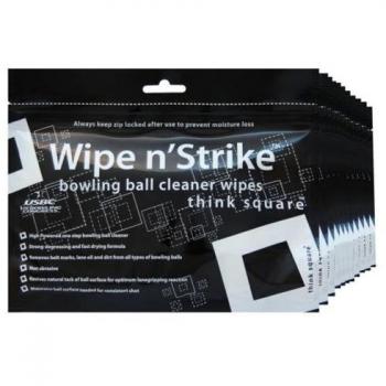 Bowling Ball Cleaner Wipe 'N' Strike Wipes by Think Square