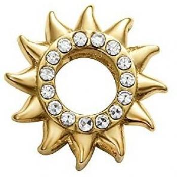 CHARMS VICEROY ACERO DORADO SOL con CIRCONITAS 1358M01012S