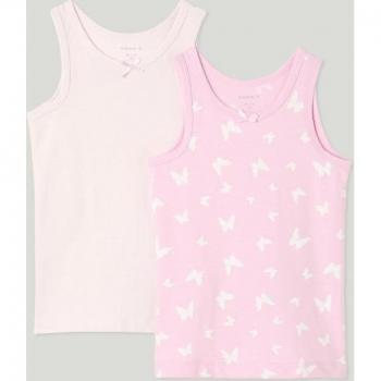 Pack de camisetas de tirantes 2 piezas Rosa Lavanda