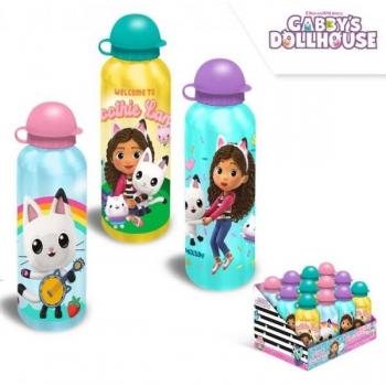 Cantimplora de aluminio La Casa de Muñecas de Gabby surtida 600ml