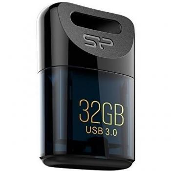 Silicon Power SP032GBUF3J06V1DNE - Memoria USB de 32 GB, color negro