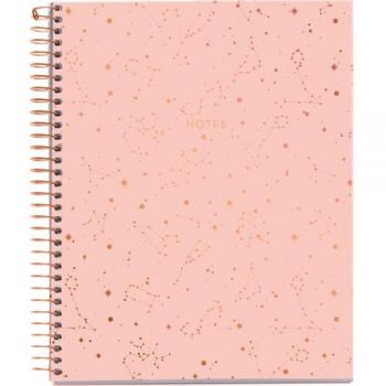 Cuaderno MIQUELRIUS A5 120 hojas cuadradas 5mm Constellation Rose Grey 21x17x1 cm