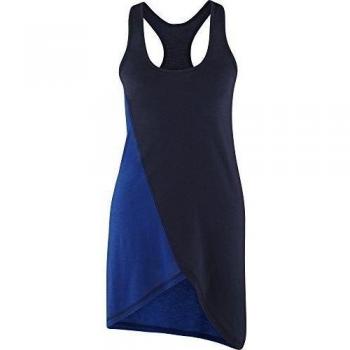 Zumba Fitness Two-Tone Asymmetrical - Camiseta para mujer, color azul, talla S