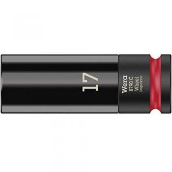 Wera '05004590001 Llave de vaso hexagonal, Rojo, 17 mm