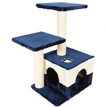 Nayeco Rascador para Gatos Savanna Noche Azul 43x33x68 cm