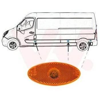 VAN WEZEL Luz de Marcador Lateral 4388975 - Cristal de Faro, compatible con diversos modelos de vehículos, fabricado en plástico resistente, fácil instalación, cumple con normativas de seguridad