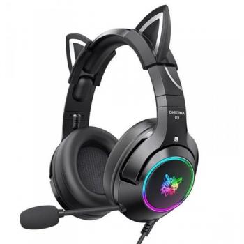 Onikuma K9 RGB Wired Gaming Headset with Microphone and Super Bass