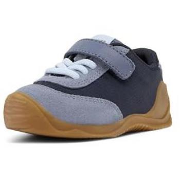 Camper Dadda Kids Sneakers - First Walkers, Velcro & Laces, Blue/Grey, Size 24