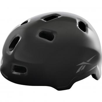 Casco protector Reebok City-Scooter MTV para patinetes y bicicletas, diseño negro brillante - Talla M