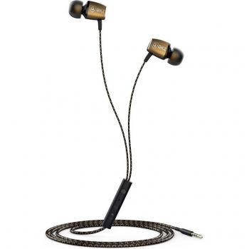 Auriculares Intrauditivos QKZ X36M con Adsorción Magnética, Control por Cable, Bajo Nivel de Música y Micrófono para Llamadas