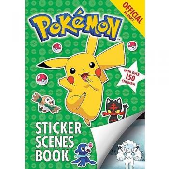 Libro Oficial de Escenas con Stickers de Pokémon