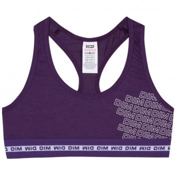 Dim Brassière De Dim, Sujetador deportivo Niñas, Viola