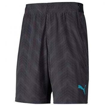 Puma ftblNXT Graphic Short, Pantalón Corto, Puma Black-Luminous Blue, Talla XL