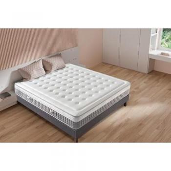 Colchón Viscoelástico de Lujo 135x190 cm | Ortopédico, Reversible y Transpirable | Alivio de Puntos de Presión con 7 Zonas de Confort | Altura 25