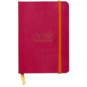 Cuaderno Rhodia A6 - Líneas horizontales - Frambuesa