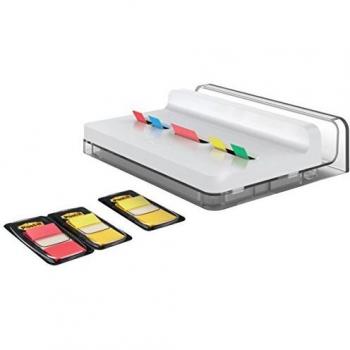 Dispensador SLIM Post-it® con 200 etiquetas adhesivas (100 de 25,4x43,2mm y 100 Mini de 11,9x43,2mm)
