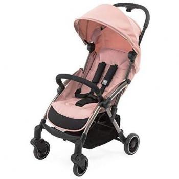 Carro de Paseo Chicco Cheerio Blossom - Desde el nacimiento hasta 15kg - Plegado automático One Touch - Rosa