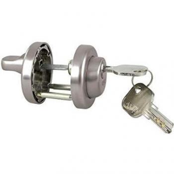 Ferreteria Mengual 6102010337INOX Cilindro con Muletilla Ayr Inoxidable, Multicolor