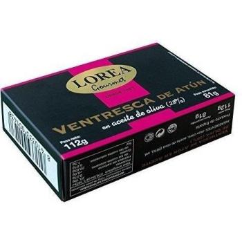 Lorea Gourmet - Ventresca de Atún Claro en aceite de oliva. Lata de 112g.