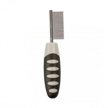 Peine Metálico Roedor Duvo Beauty - Cepillo Desenredante de Pelo para Mascotas Pequeñas