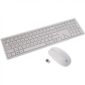 HP Pavilion Wireless Desktop Set 800 White French