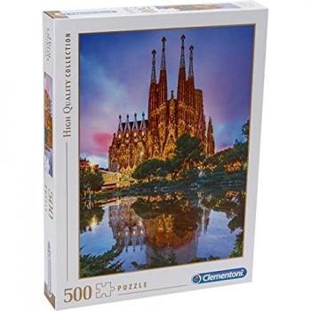 Clementoni 500-Piece Jigsaw Puzzle - La Sagrada Familia, Barcelona