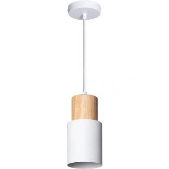 Lámpara Colgante Metal y Madera Kidonge
