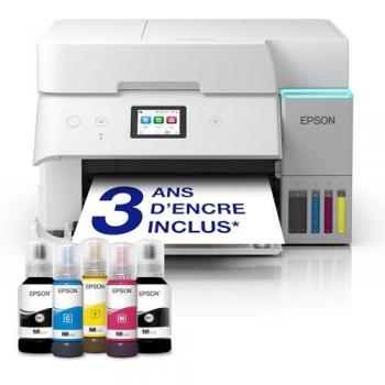 Impresora Multifuncional Epson EcoTank ET-4956 4 en 1 Color A4 Wi-Fi, Dúplex, ADF, con Tinta para hasta 3 años
