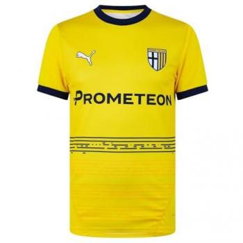 Puma Parma Calcio Men's Third Football Shirt 2024-2025 Yellow/Navy Size M