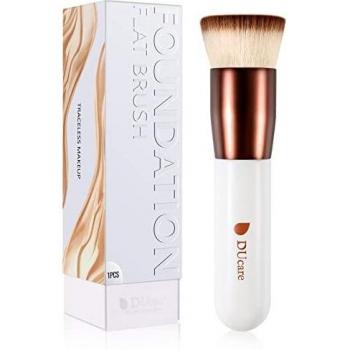DUcare Brocha de Base Brocha maquillaje 1Piezas Brochas Para Maquillaje Facial Profesional Brocha de Maquillaje Kabuki - Ideal para bases cremosas, en polvo o líquidas