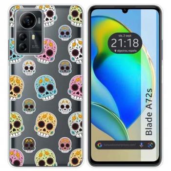 Funda de Silicona para Zte Blade A72s con Diseño de Catrina y Dibujos
