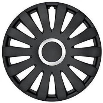 Lampa 31223 - 4 TAPACUBOS UNIVERSALES CON DIÁMETRO 16 PULGADAS NEGRO MATE