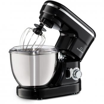 Klarstein Bella Mini Batidora de Cocina 1200 W 6 Velocidades 4 Litros Acero Inoxidable Función Pulso