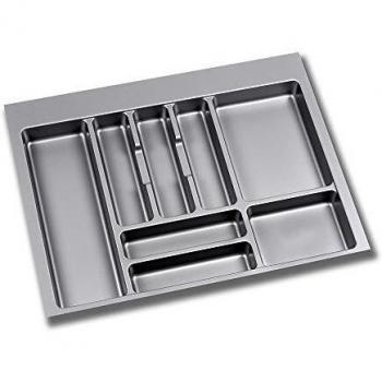 EMUCA - Cubertero Recortable para cajón, Bandeja para Cubiertos cajón Ancho módulo 70cm