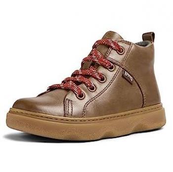 Botines Camper Kiddo Marrones de Piel para Niños, Talla 26