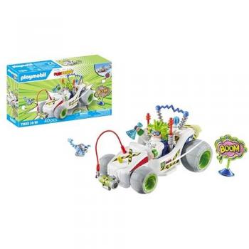 Playmobil Racing Profesor - Kart con Motor retráctil de gran velocidad, Set de Juego para Carreras emocionantes, Juguetes para niños y niñas a Partir de 4 años