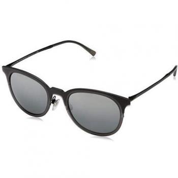 Burberry Men's 0BE3093 1007Z6 52 Sunglasses, Matte Grey/Greymirrorsilvergradient