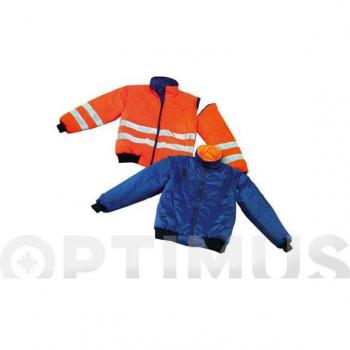Polo manga larga top range negro / naranja talla s