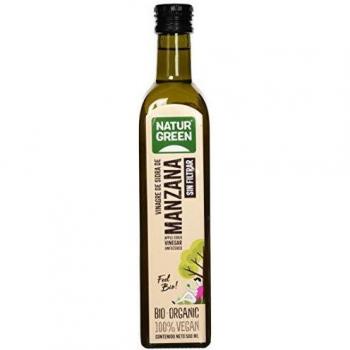 VINAGRE DE SIDRA DE MANZANA SIN FILTRAR BIO NATURGREEN 500 ML. BIO
