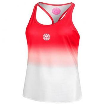 Bidi Badu Crew Gradiant Camiseta De Tirantes Mujeres Rojo Blanco M